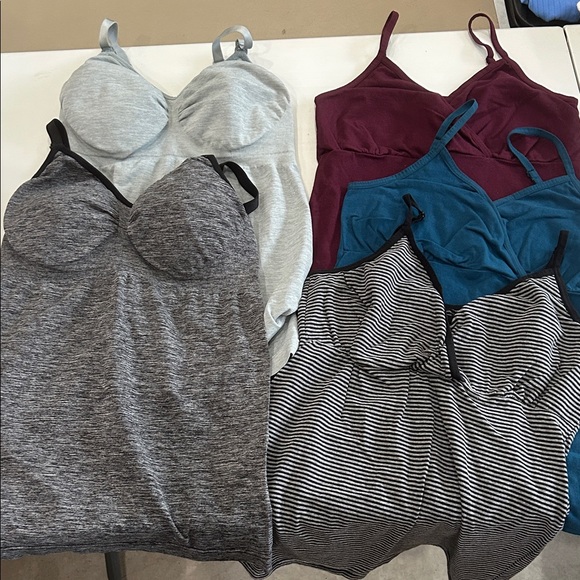 Set of 5 Nursing Tank Tops - Picture 1 of 7